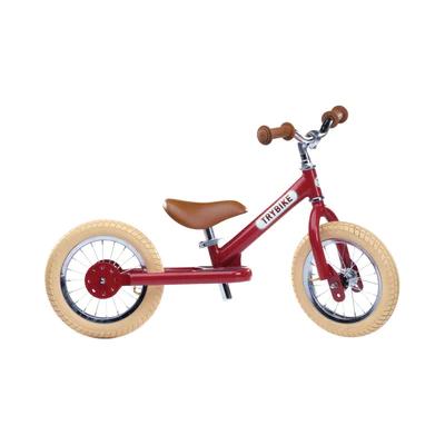 trybike-løbecykel-med-to-hjul-vintage-rød-fra-2-år
