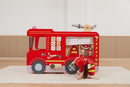 Brandbil i træ - Stor - Billede 1