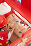 Brandbil i træ - Stor - Billede 1