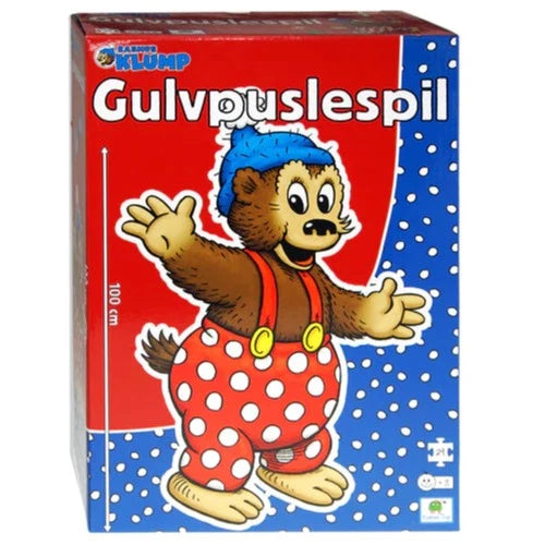 Gulvpuslespil med Rasmus Klump - Fra 3 år.