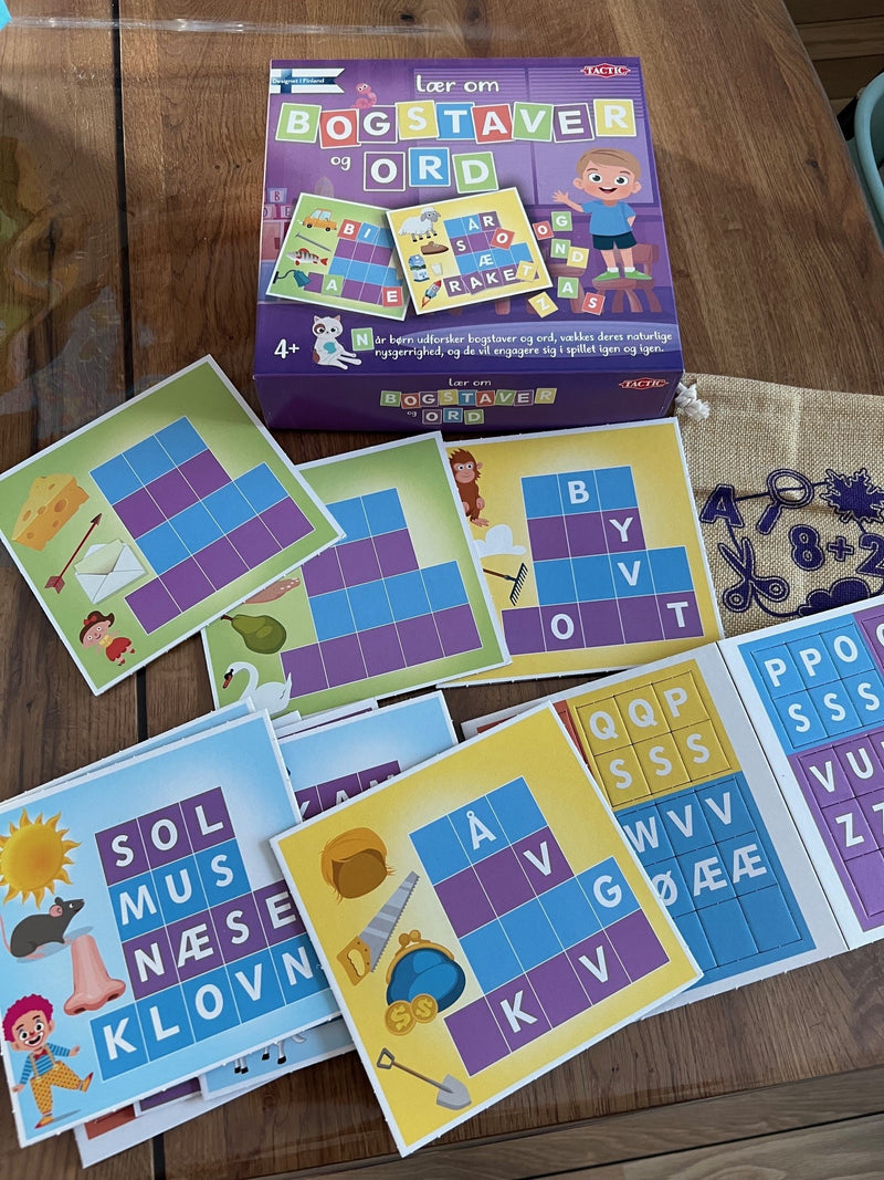Spil, Lær om bogstaver og ord