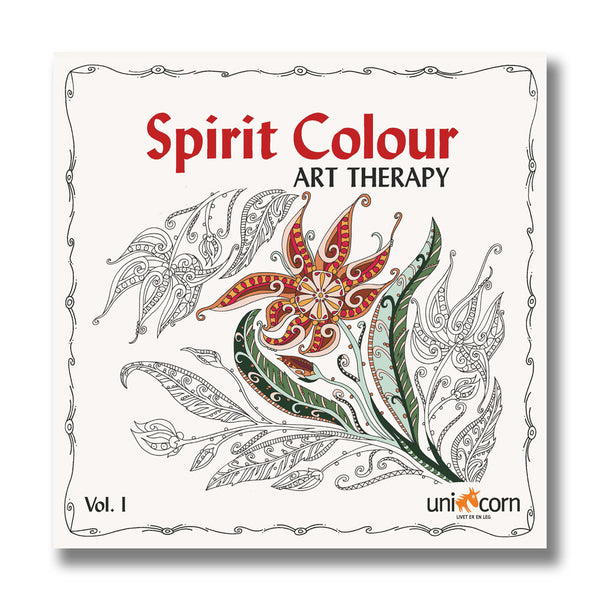 Malebog - Kunstterapi - Spirit Colour Art Therapy #1 - Unicorn