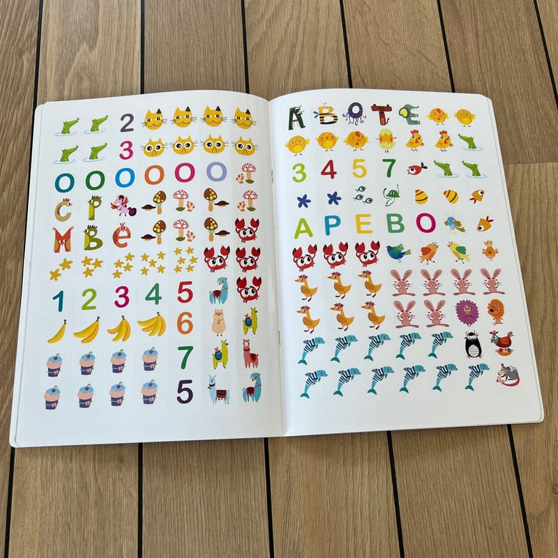 Bog - Min første bog om bogstaver og tal (Tiger) - Fra 6 år