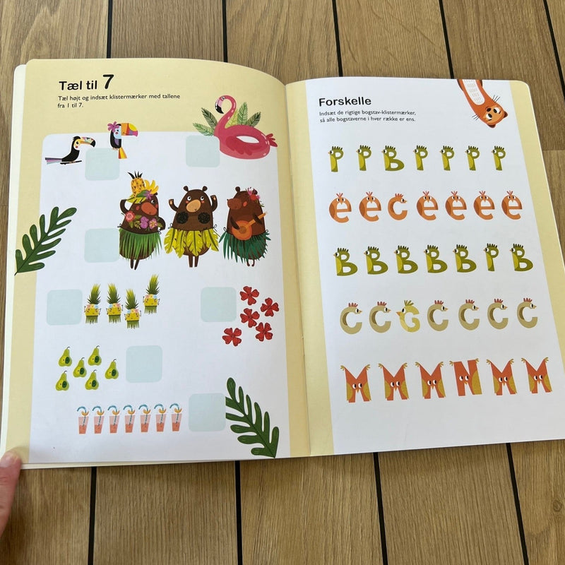 Bog - Min første bog om bogstaver og tal (Tiger) - Fra 6 år