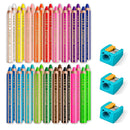 Noris Junior Farveblyanter, 36 stk. ass  - Billede 1