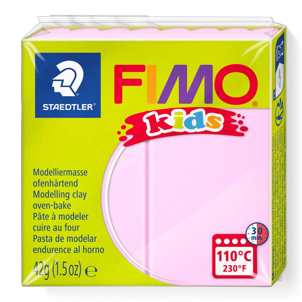 FIMO Kids modellervoks, Lys pink, 42 gr - Billede 1