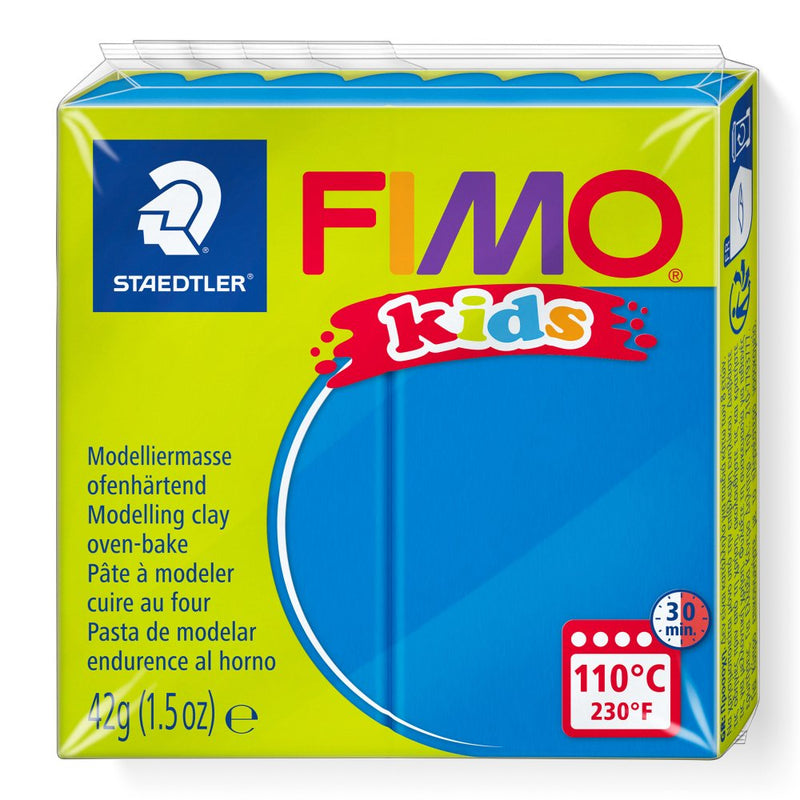 FIMO Kids modellervoks, Blå, 42 gram - Billede 1