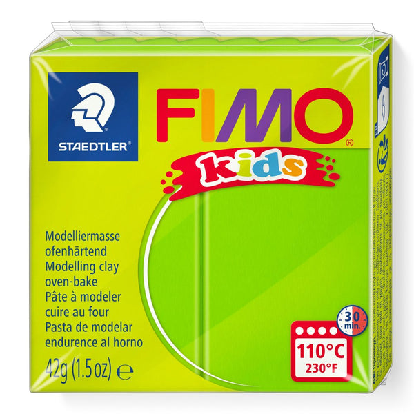 FIMO Kids modellervoks, Lime, 42 gram - Billede 1