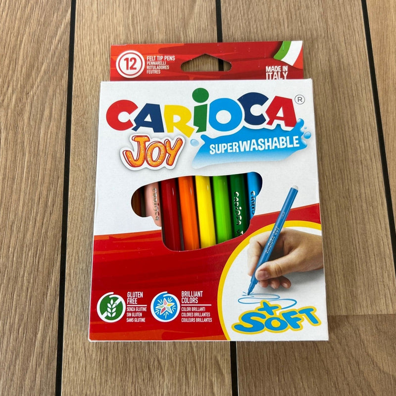Carioca Joy - Fine Tip Tuscher - 12 farver