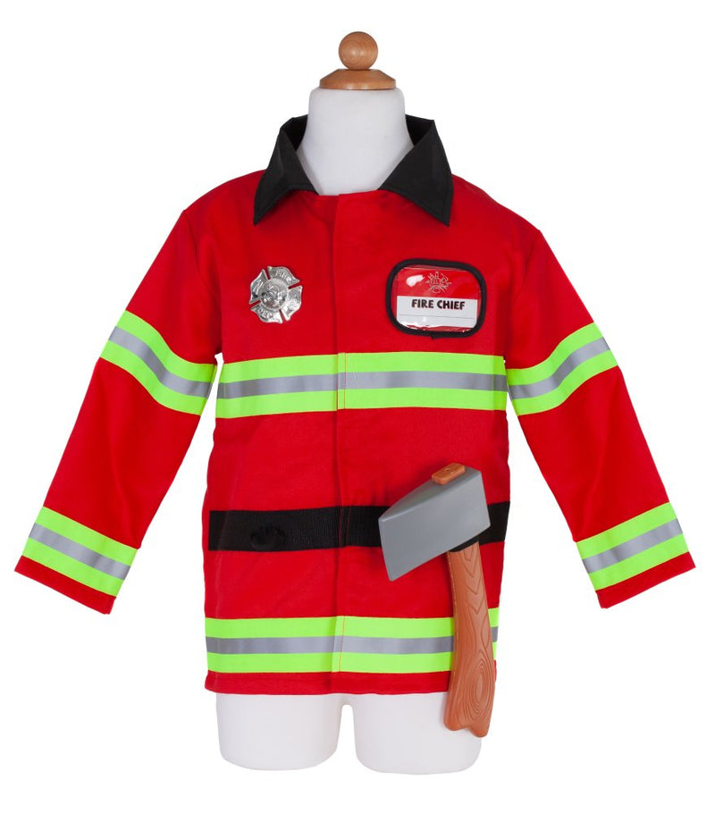 Udklædning, Brandmand, Str. 5-6 år - Billede 1