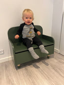 Slagbænk - Deep green - MDF