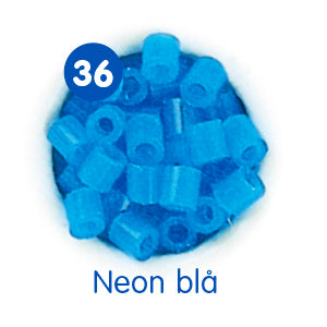 Hama Perler Midi 6000 stk Neon Blå (205-36)