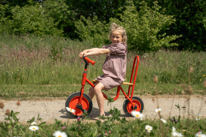 Rose Pedalcykel - Massive gummidæk - fra 4-6 år.