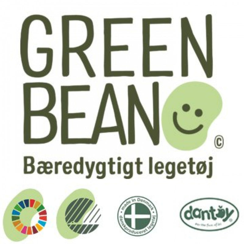 Dantoy GREEN BEAN - Grydesæt af genbrugsplast - Svanemærket - Fra 3 år. - Billede 1