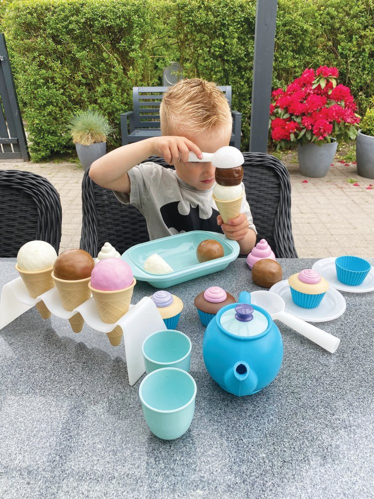 Dantoy Thorbjørn Cupcake & Icecream sæt i plast - 52 dele - Billede 1