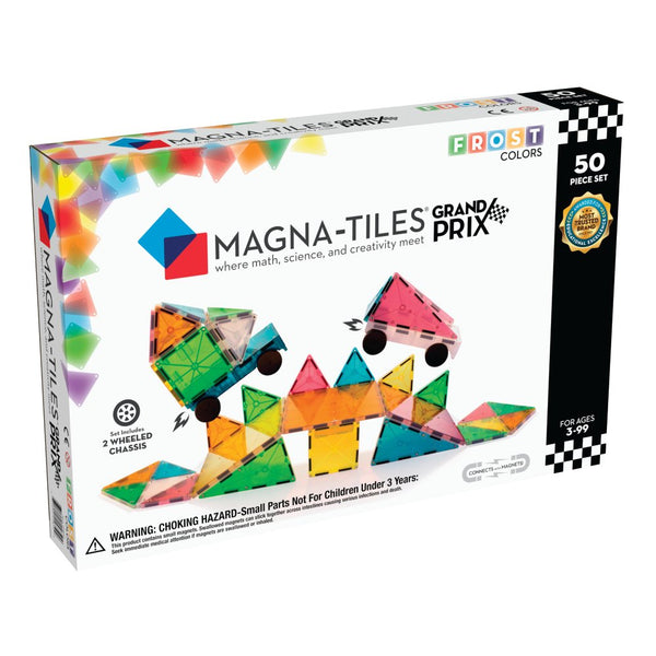 Magna-Tiles - 50 stk. transparent frosted - Grand Prix. - Billede 1