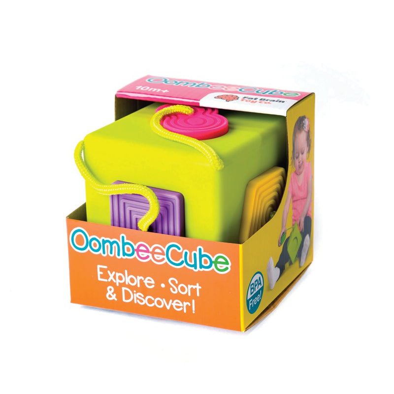 OombeeCube Sorteringskasse - Fat Brain legetøj - Fra 12 mdr. - Billede 1