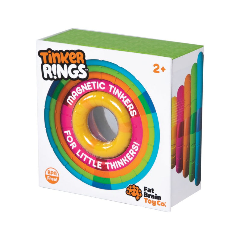 Tinker Rings - Magnetiske Sanseringe - 5 stk - Fat Brain Legetøj - Fra 2 år. - Billede 1