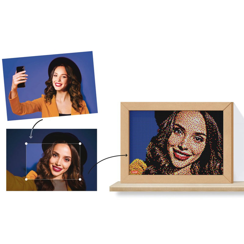Pixel Art 8 - Take a Selfie - 49 x 33 cm - Fra 9 år. - Billede 1