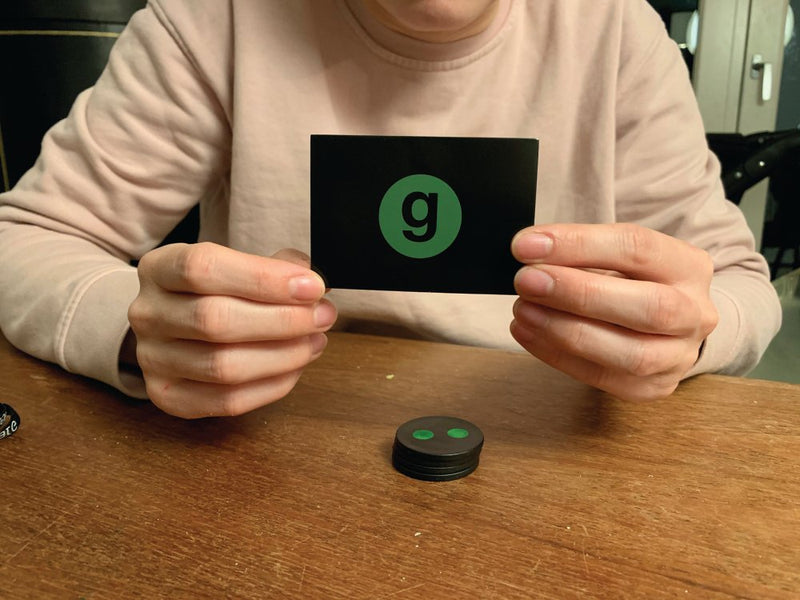 Brætspil: EGO - Hvem er jeg (GRØN EGO) fra Game Inventors - Fra 15 år. - Billede 1