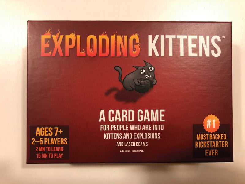 Exploding Kittens kortspil - Nordisk udgave - Fra 7 år. - Billede 1