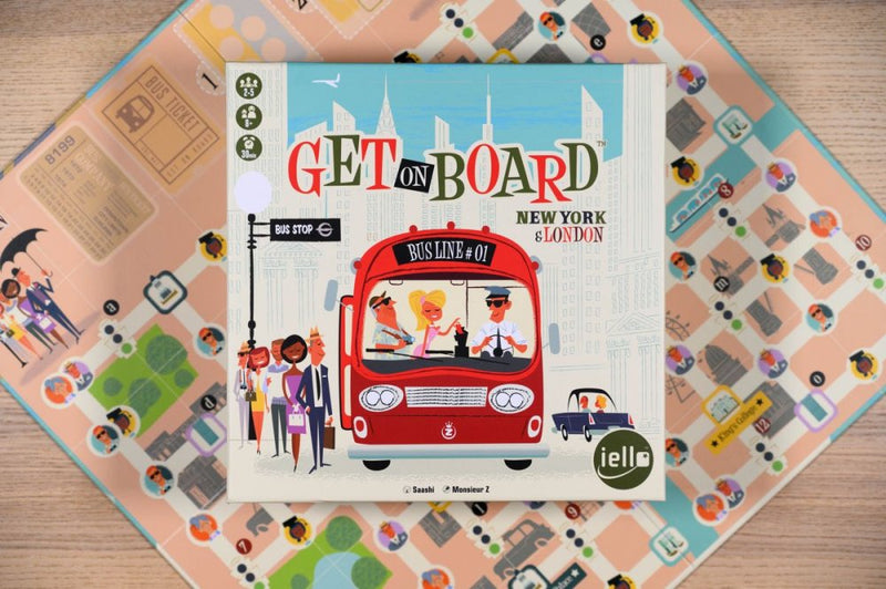 Get On Board: New York & London  - Asmodee - Fra 8 år. - Billede 1