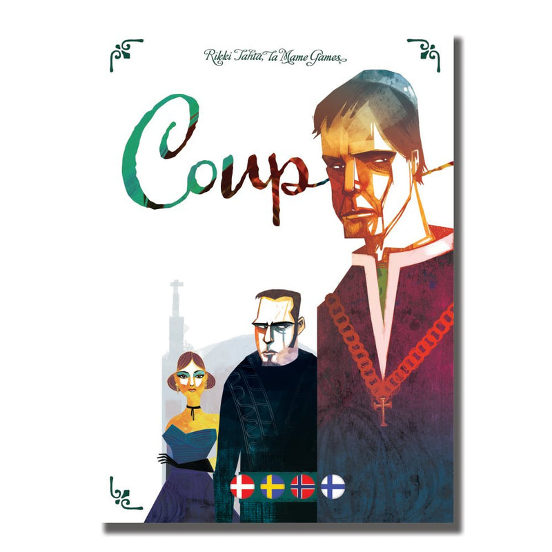 Coup kortspillet med danske regler - Asmodee Games - Fra 13 år. - Billede 1