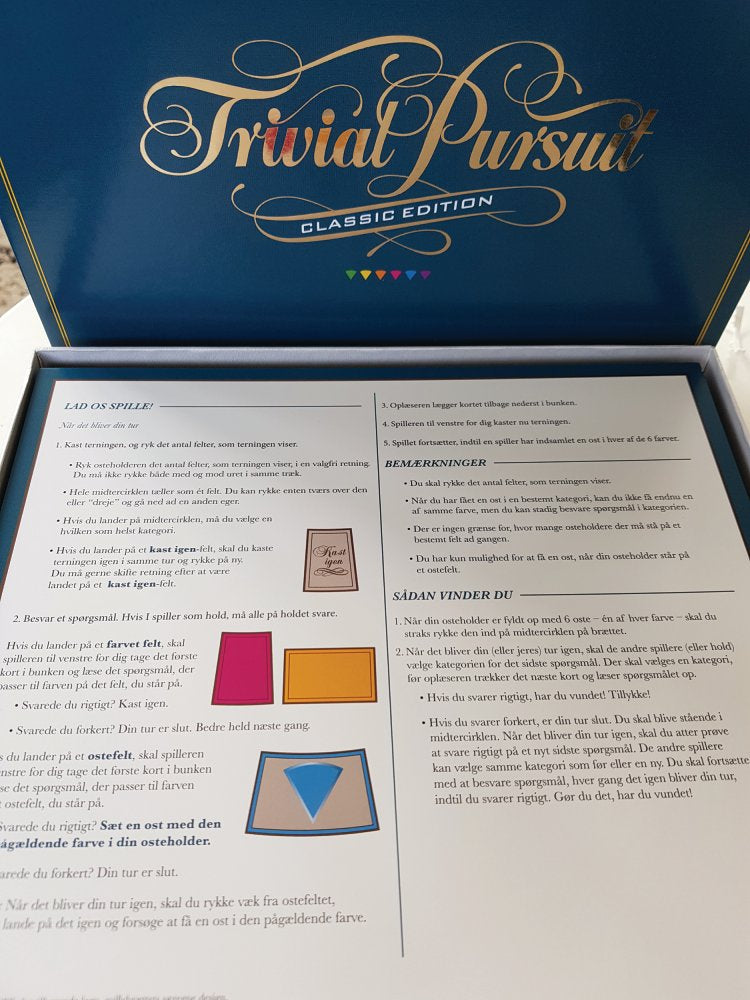 Trivial Pursuit Original brætspil - Classic Edition - Fra 15 år. - Billede 1
