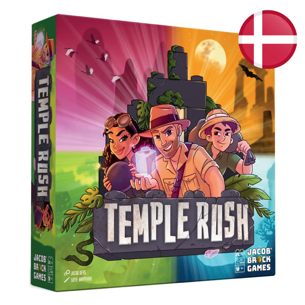 Temple Rush familiespillet - Jacob Brick Games - Fra 8 år. - Billede 1