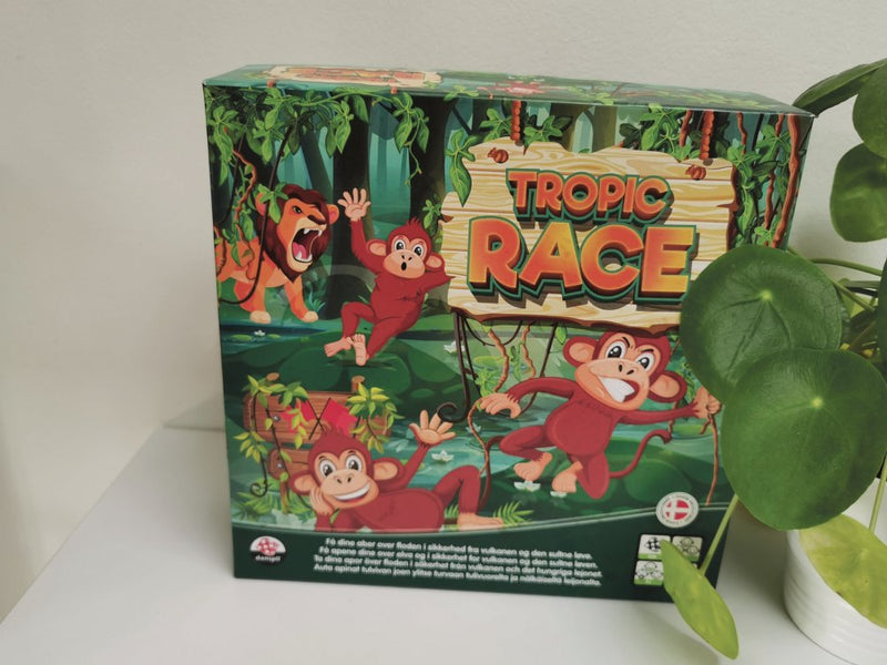 Tropic Race børnespillet - Danpsil - Fra 5 år. - Billede 1