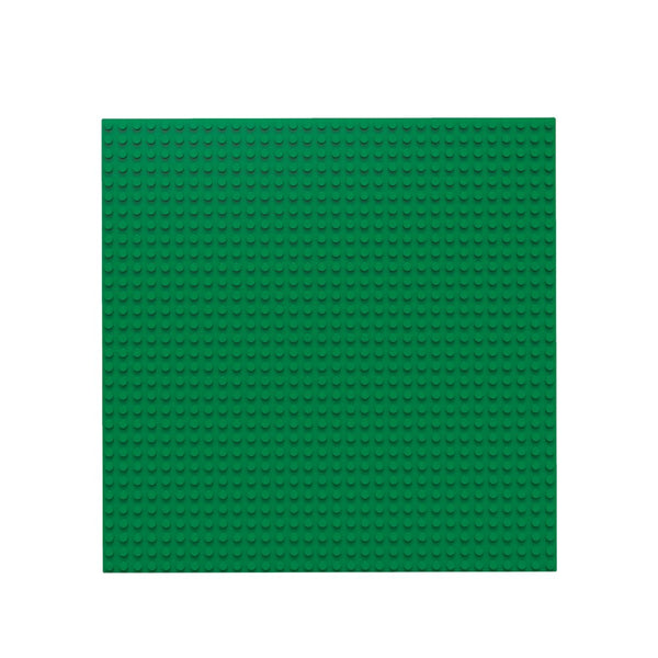 BiOBUDDi Byggeplade - 1 stk Grøn - Mål: 25 x 25 cm (32 x 32 knopper) - Billede 1