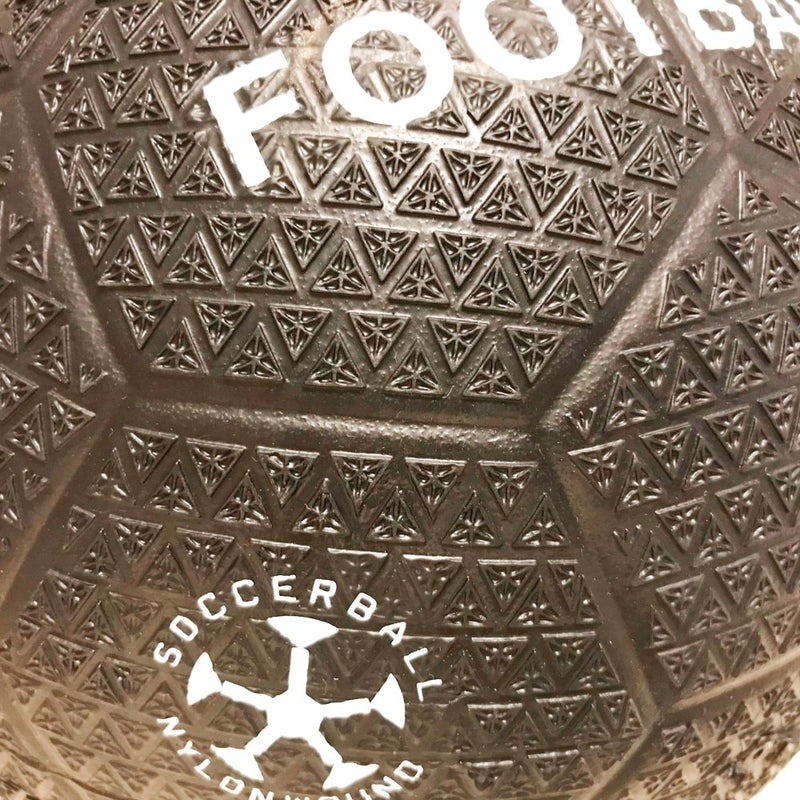 Fodbold - Asfalt bold af solidt gummi - Størrelse 5 - Billede 1