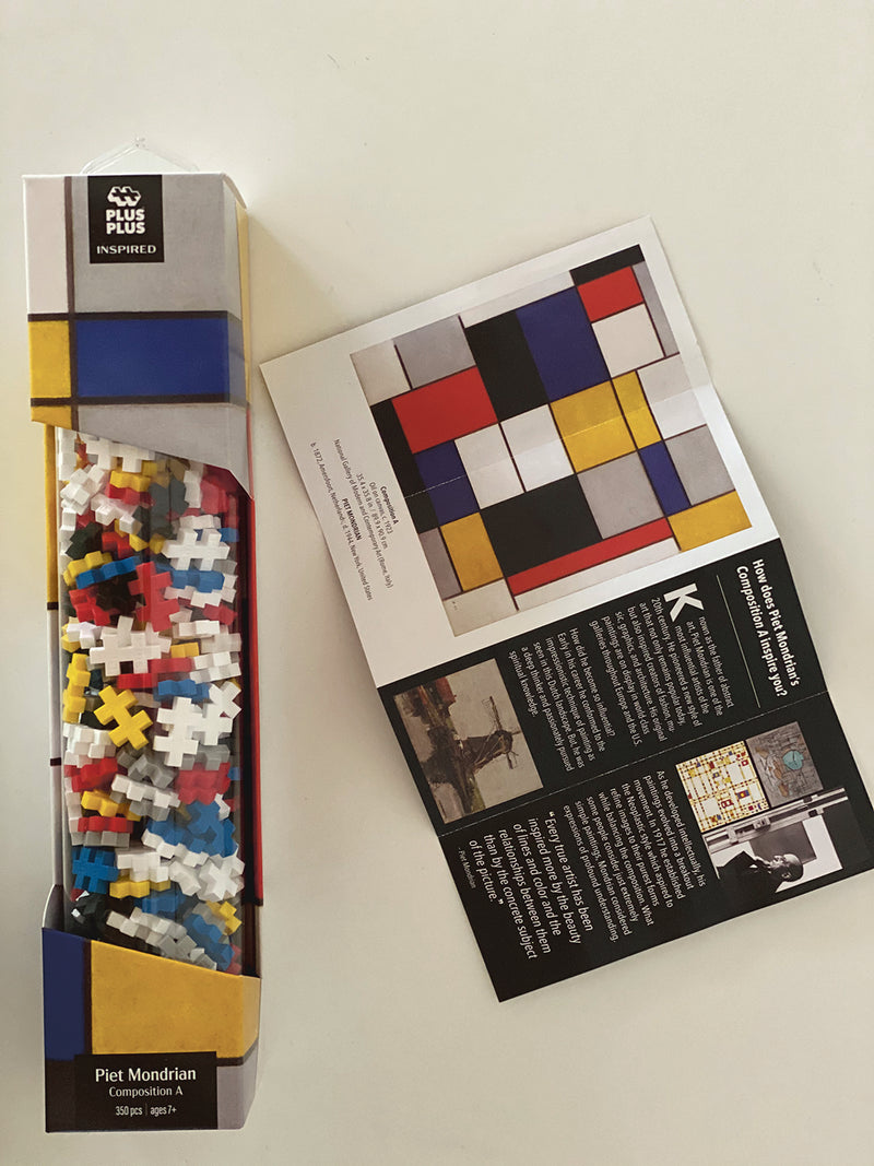 Plus-Plus Inspired - Piet Mondrian - Composition A - Fra 7 år