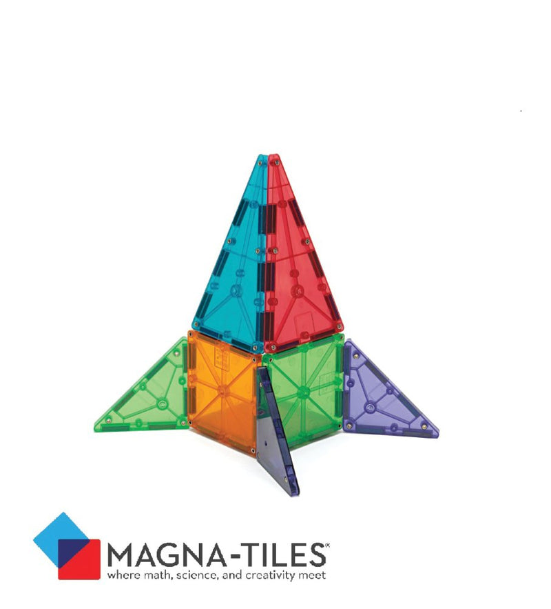 Magna-Tiles - 100 stk. transparent. - Billede 1