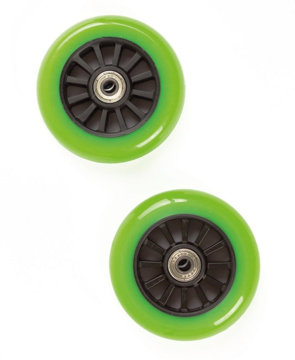 Løbehjuls Hjulsæt - Lime (til 505054) - Billede 1
