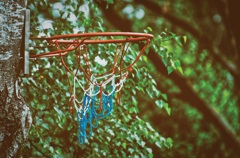 Basketball Kurv + Net - PlayFun - Fra 6 år. - Billede 1