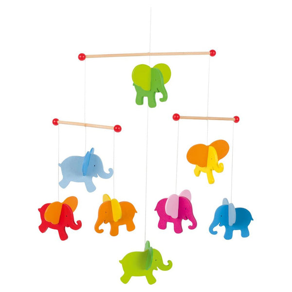 Uro med 8 elefanter - træ  - Billede 1