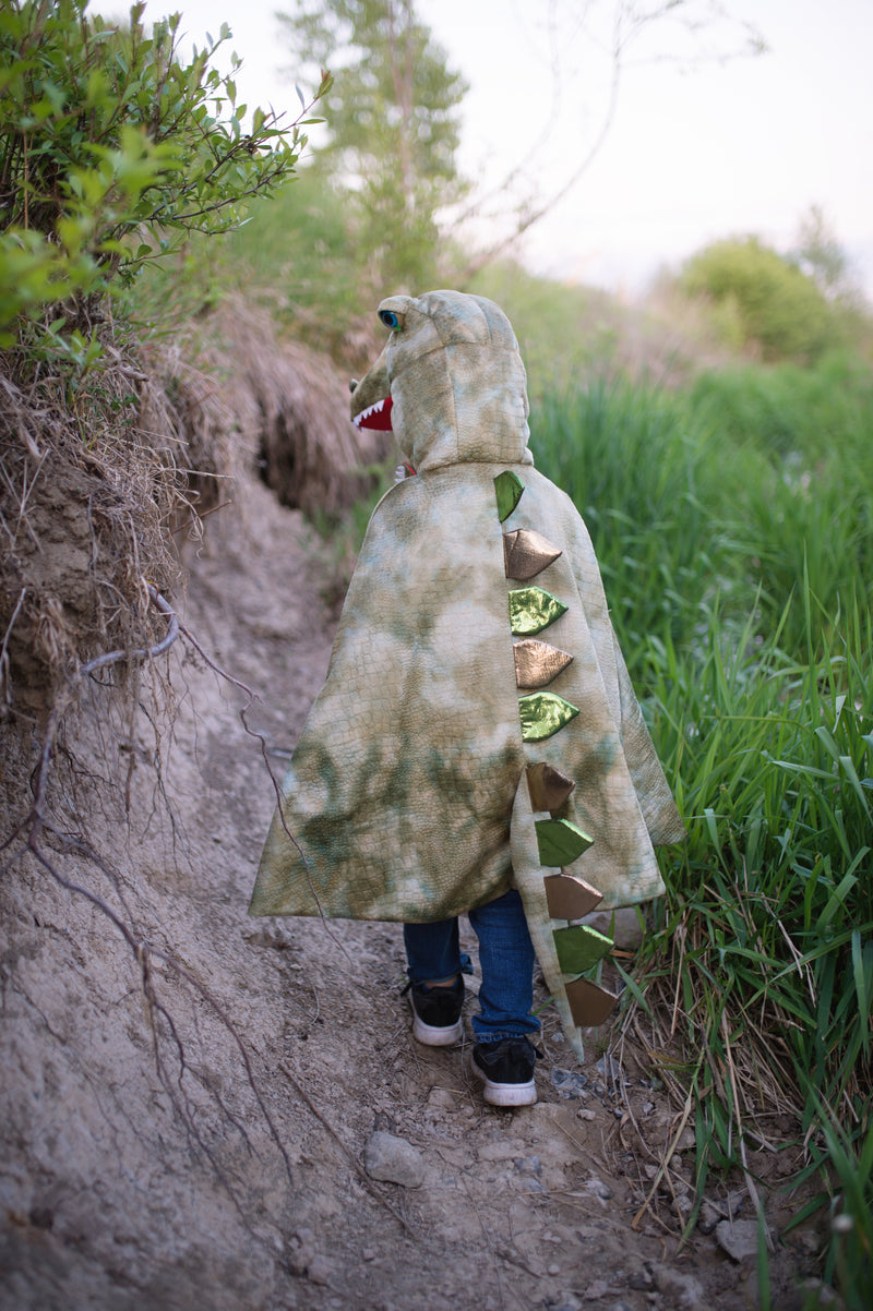 Udklædning, T-Rex kappe - 4-6 år