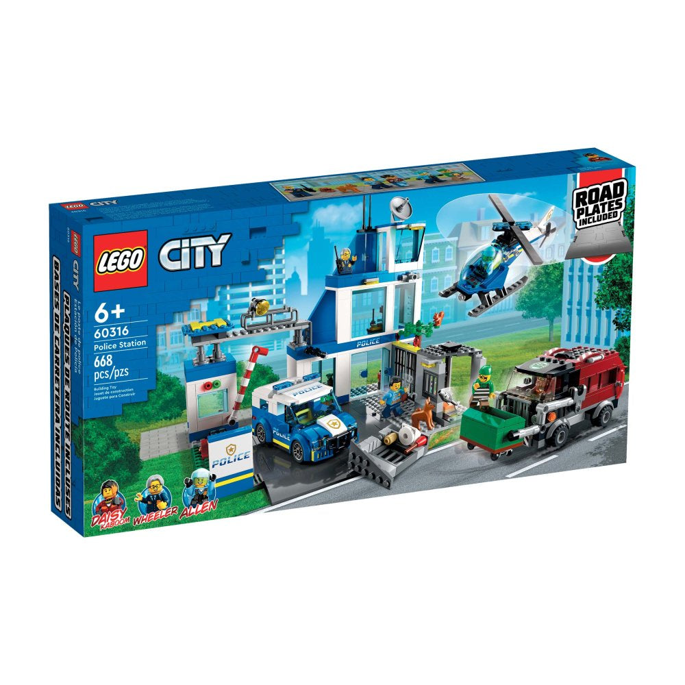 LEGO City Politistation 60316 - 668 dele