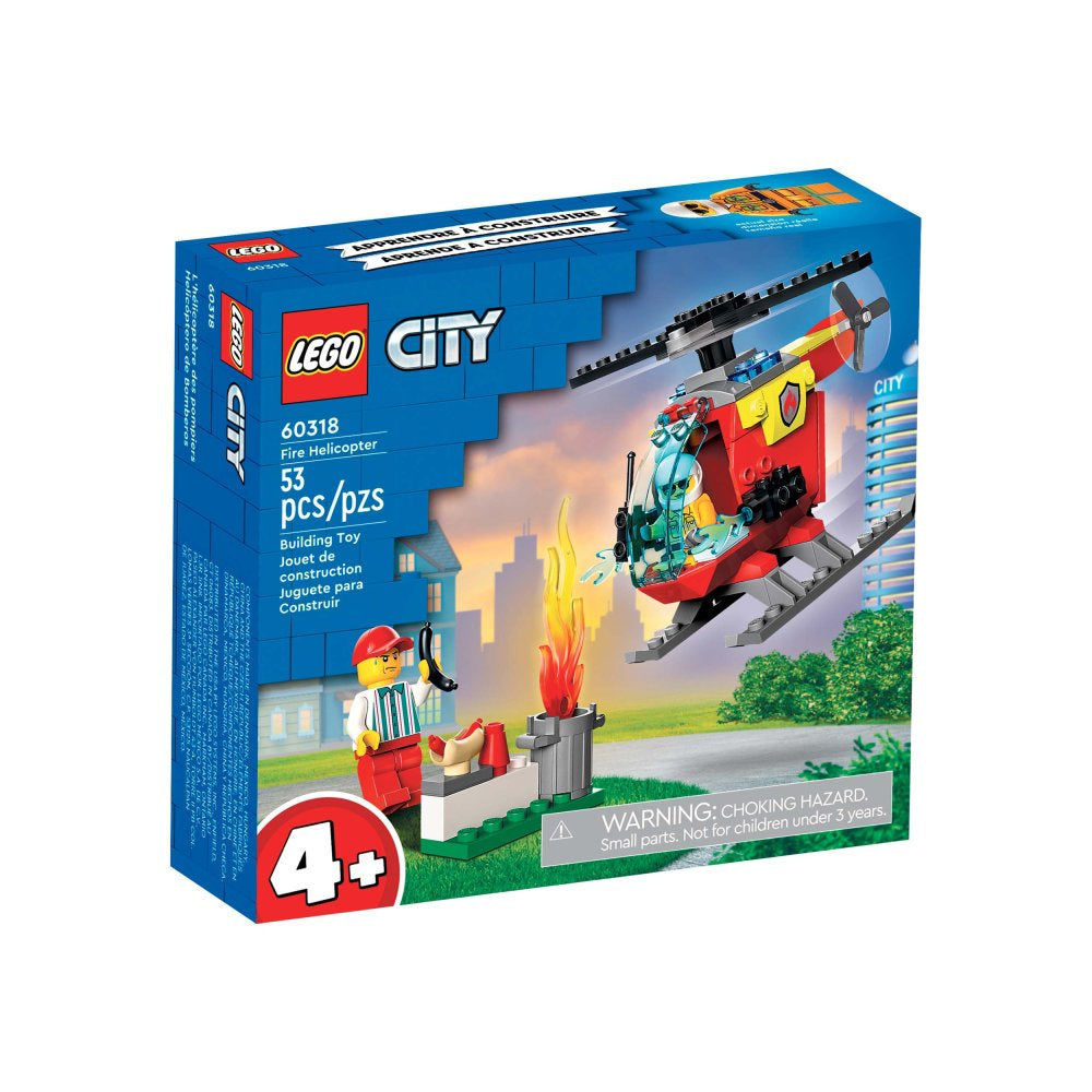 raid Intermediate skovl LEGO City Fire - Brandslukningshelikopter - Fra 4 år - 53 dele