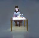 Lysbord i træramme med forskellige højder - Fra 3 år. - Billede 1