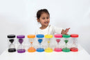 Timeglas med sand - 1 minut - Grøn - TickiT - Billede 1