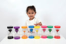 Timeglas med sand - 3 minutter - Gul - TickiT - Billede 1