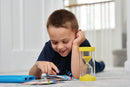 Timeglas med sand - 3 minutter - Gul - TickiT - Billede 1