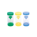 Timeglassæt med 3 store timeglas - 1, 3 og 5 minutter. - Billede 1