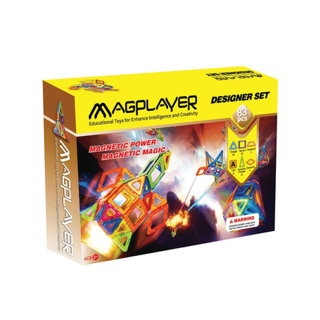 Magplayer Box med 83 dele - Billede 1