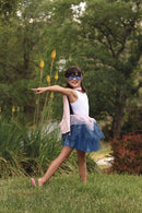 Udklædning - Superhelte kostume - Rosa/blå - Str. 7-8 år. - Billede 1