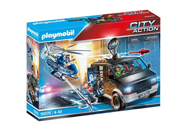 Playmobil City Action - Politihelikopter & Flugtbi - 70575 - Billede 1