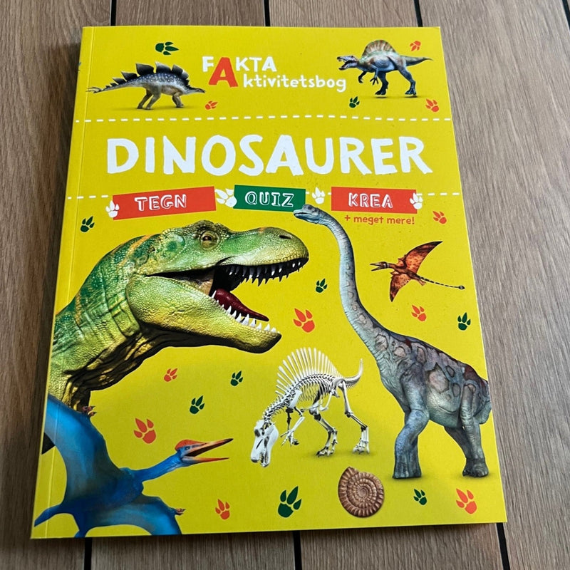 Bog, Fakta-aktivitetsbog: Dinosaurer