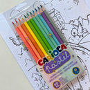 Farveblyanter - 12 stk pastelfarver